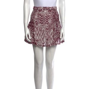 IRO Burgundy Adele Skirt - Size 34